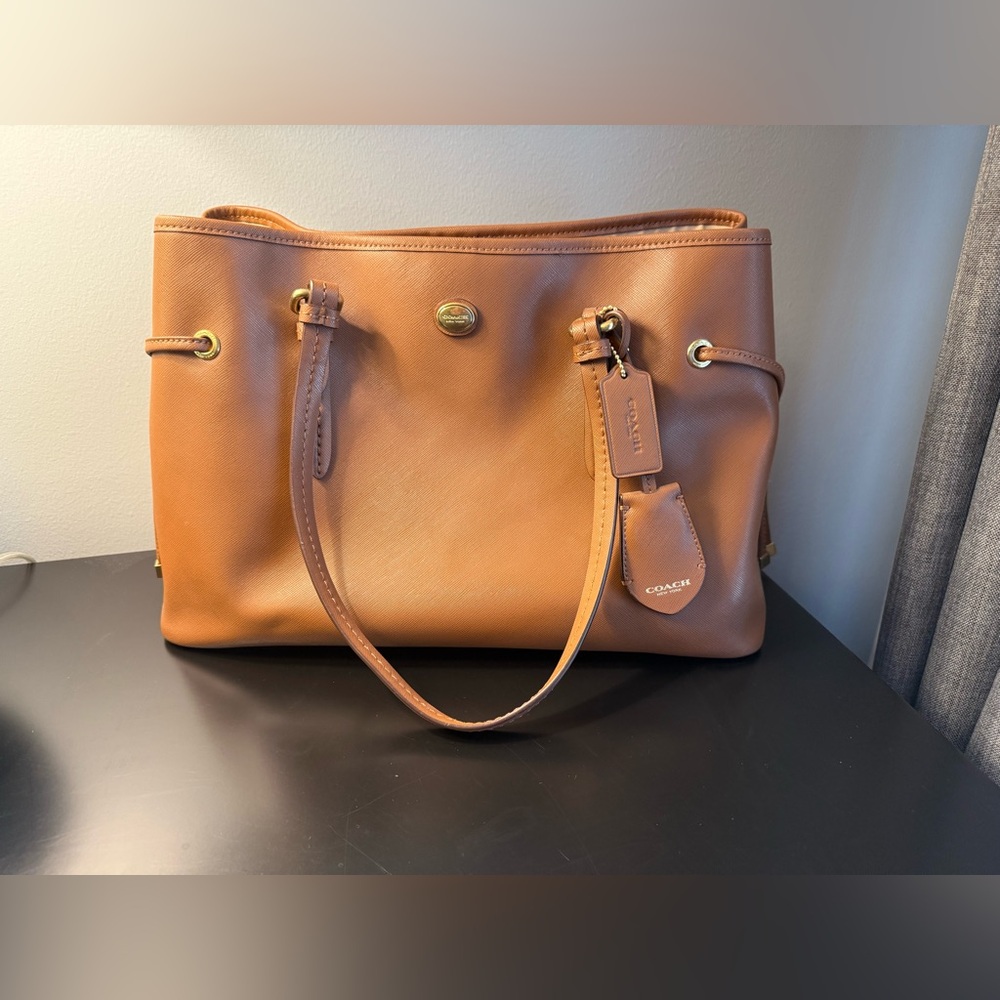 Coach Brown Leather Shoulder Bag